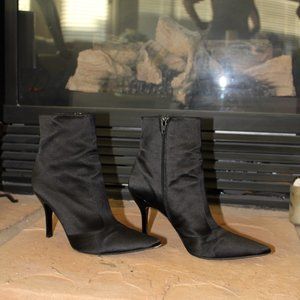 Via Spiga Satin Booties